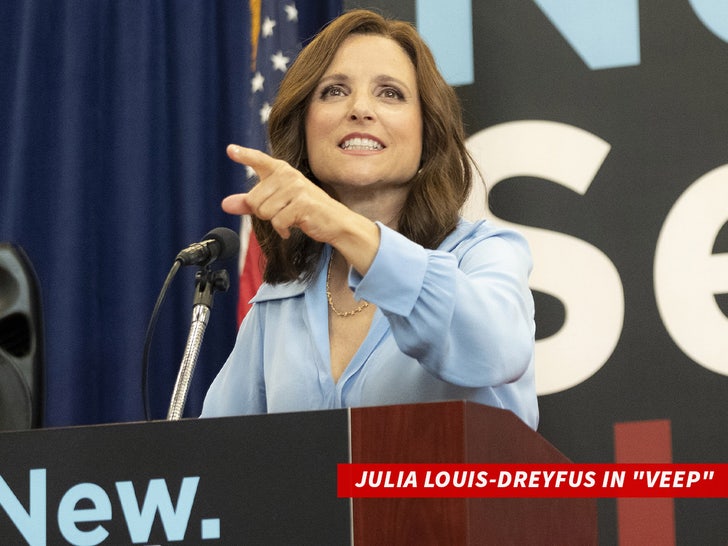 Julia Louis-Dreyfus en "vicepresidente" sub