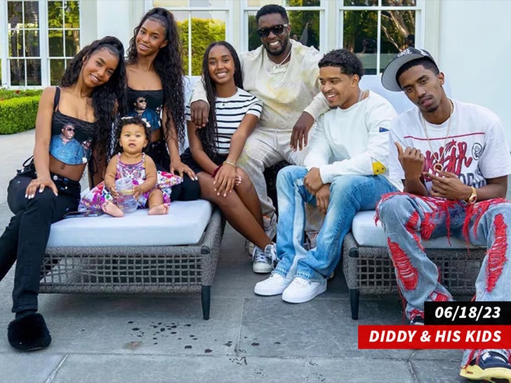 Artistes diddy and his kids sub 2