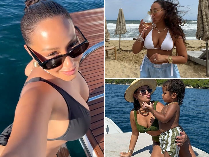 Adrienne Bailon Feelin' It France ... All The Vacay Pics!