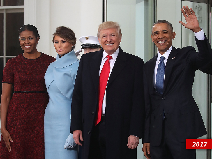 sub donald trump barack obama michelle melania getty
