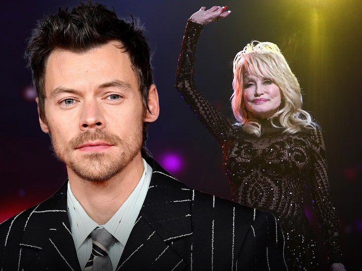 harry styles and dolly parton getty 1