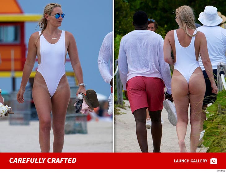 Lindsey Vonn and PK Subban at the Beach