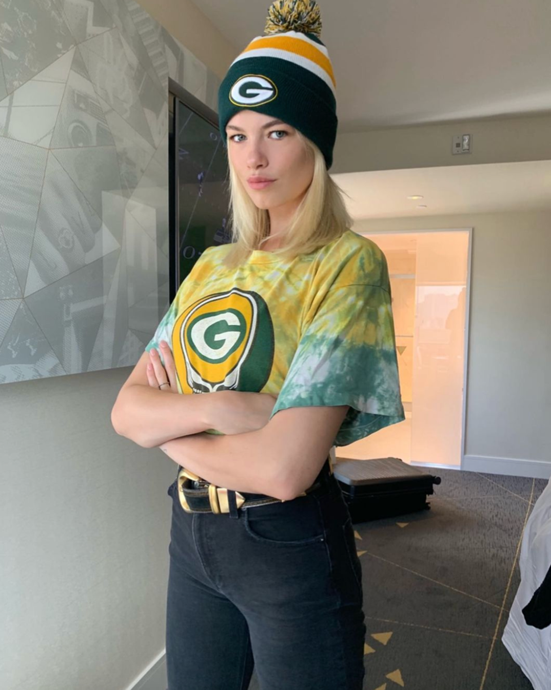 Green Bae Hailey Clauson -- Hottest Packers Fan