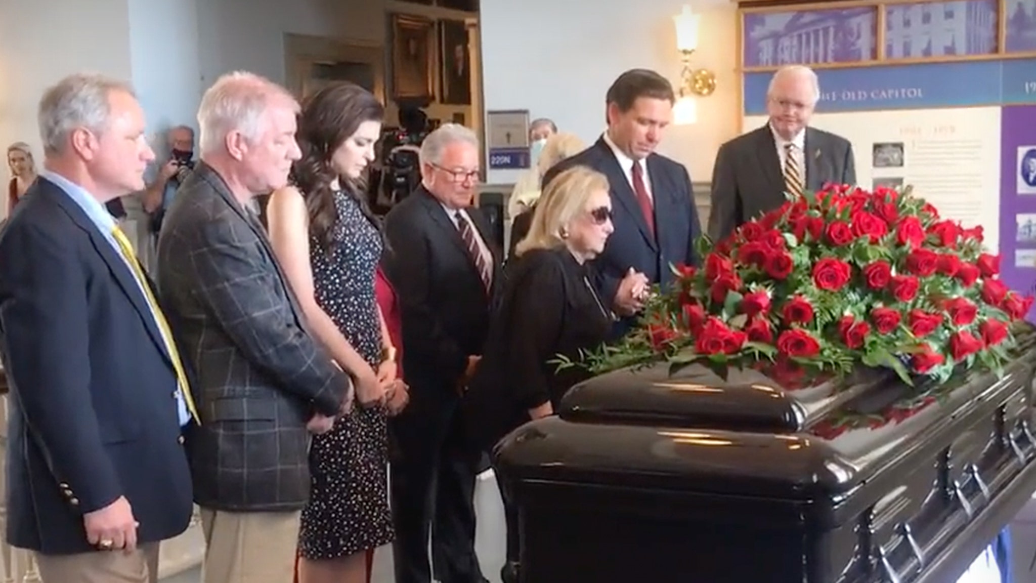 Florida State Legend Bobby Bowden's Memorial Services Begin At Florida State Capitol