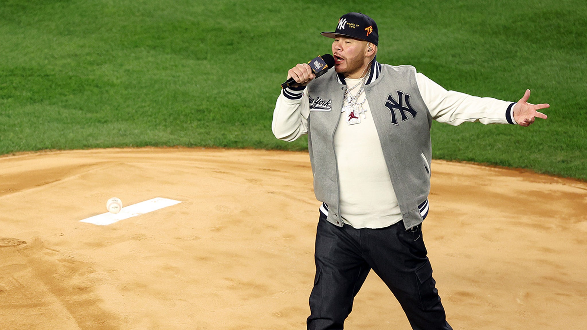 Fat Joe Ripped For Rocking Timberlands On Mound Before World Series Game 3