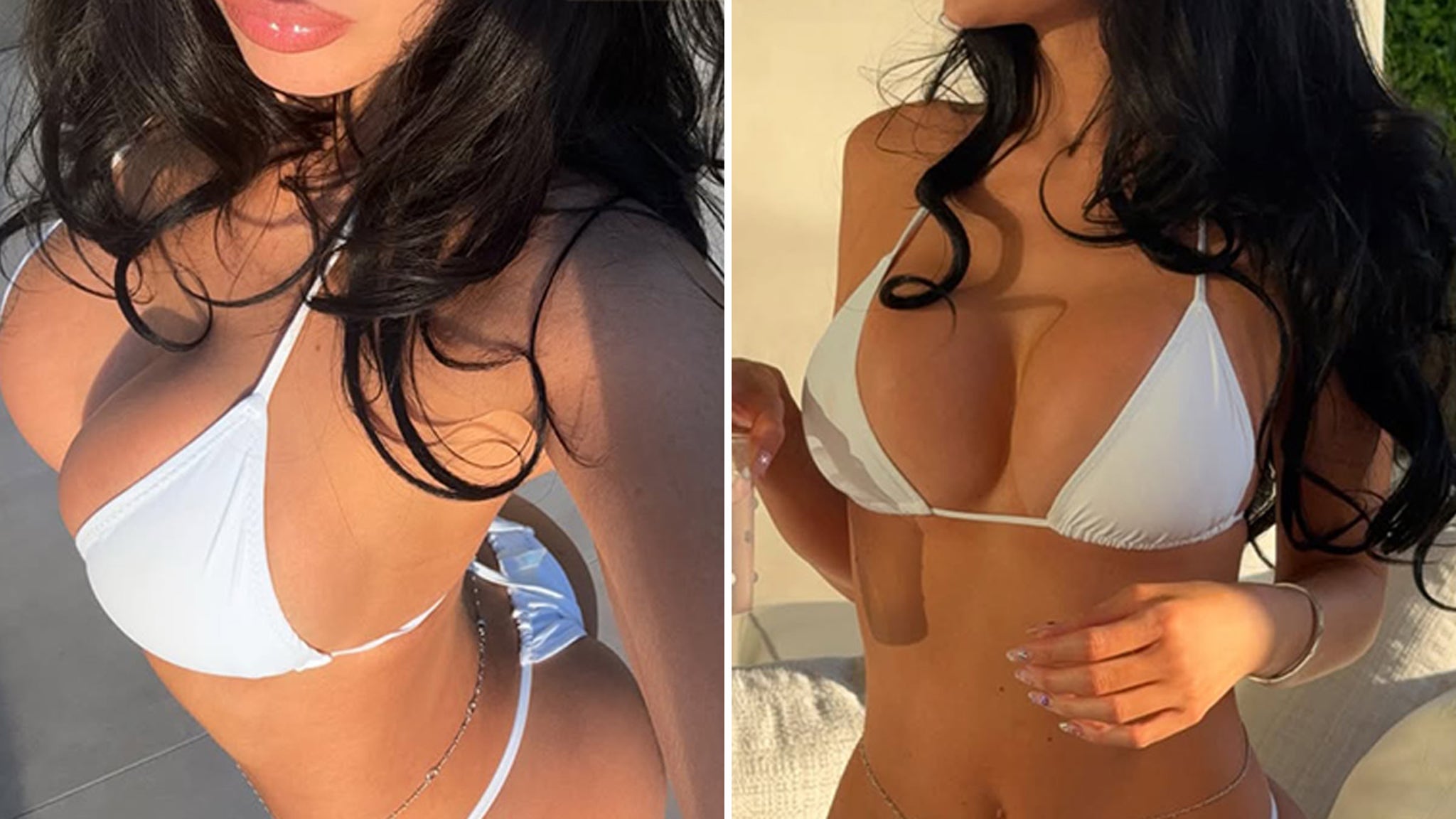 Kardashian-Jenner Curves… Raad eens wiens kleine witte bikini