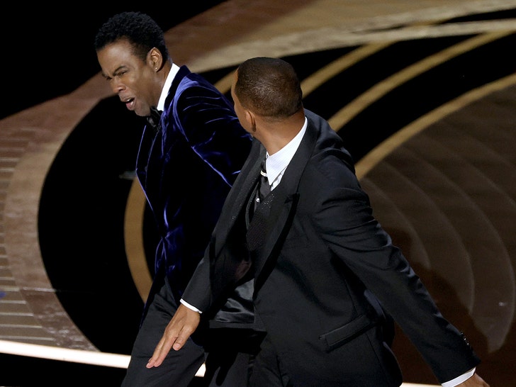 Will Smith Slaps Chris Rock At The Oscars