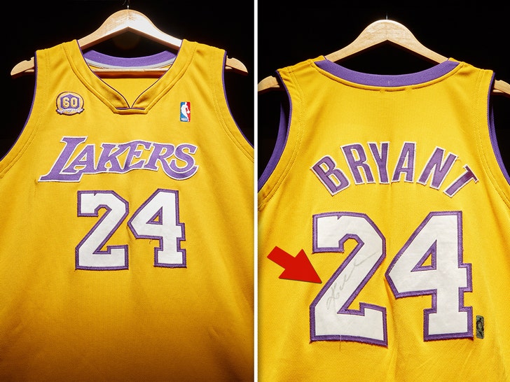 Le maillot signé de Kobe Bryant de la saison MVP se vend 5,8 millions de dollars aux enchères
