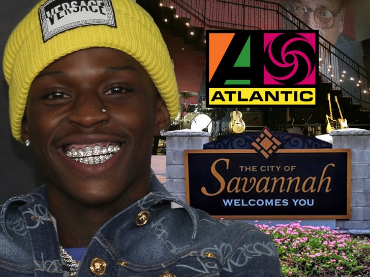 Quando Rondo Savannah Georgia assina + Atlantic Records em Nova York