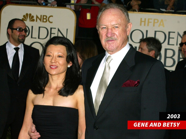 Gene Hackman and wife Betsy Arakawa 2003 getty 1