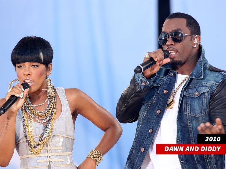 dawn richards and diddy 2010 getty 1