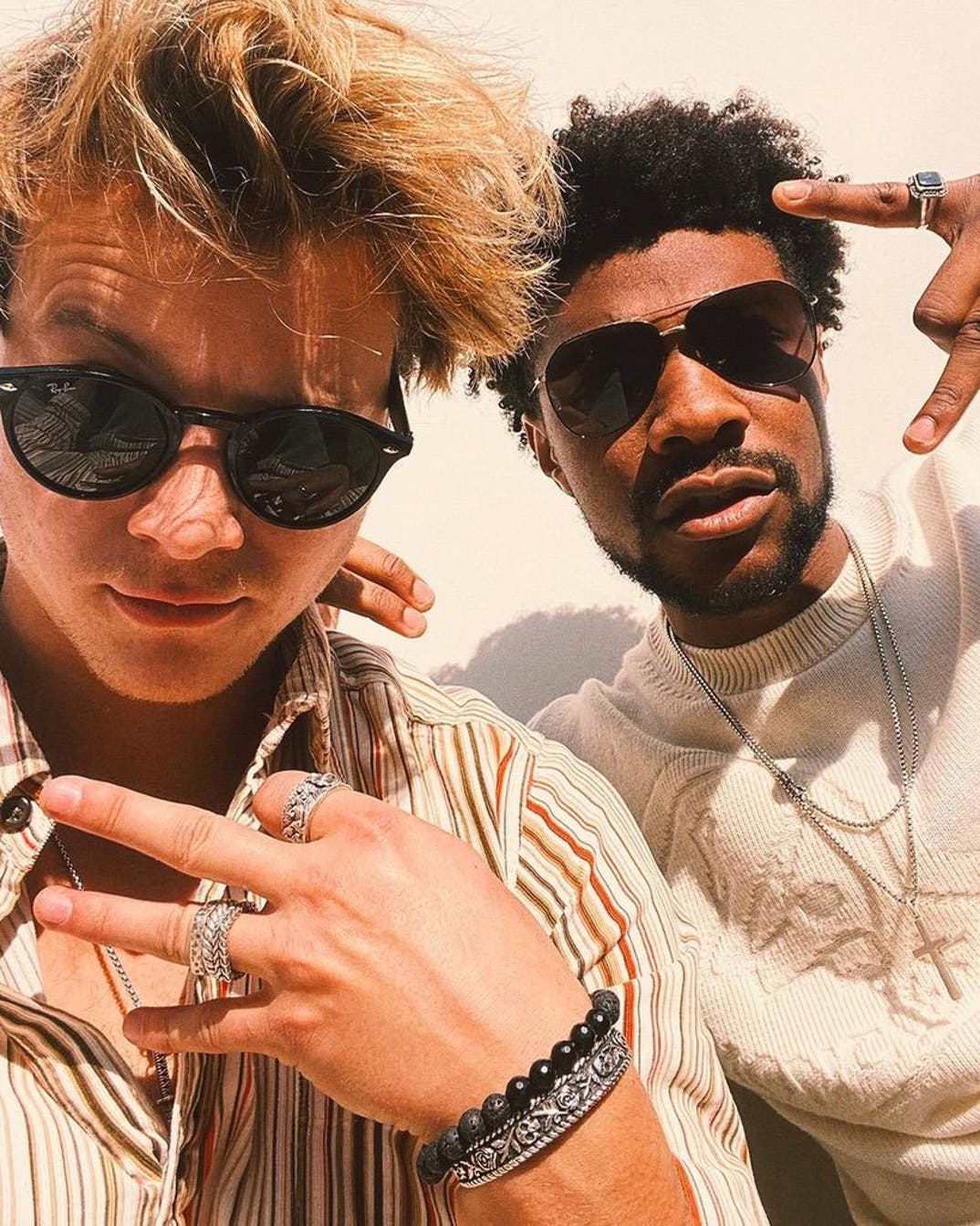 Rudy Pankow and Jonathan Daviss