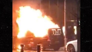 Floyd Mayweather Custom Van Torched in the UK (UPDATE)