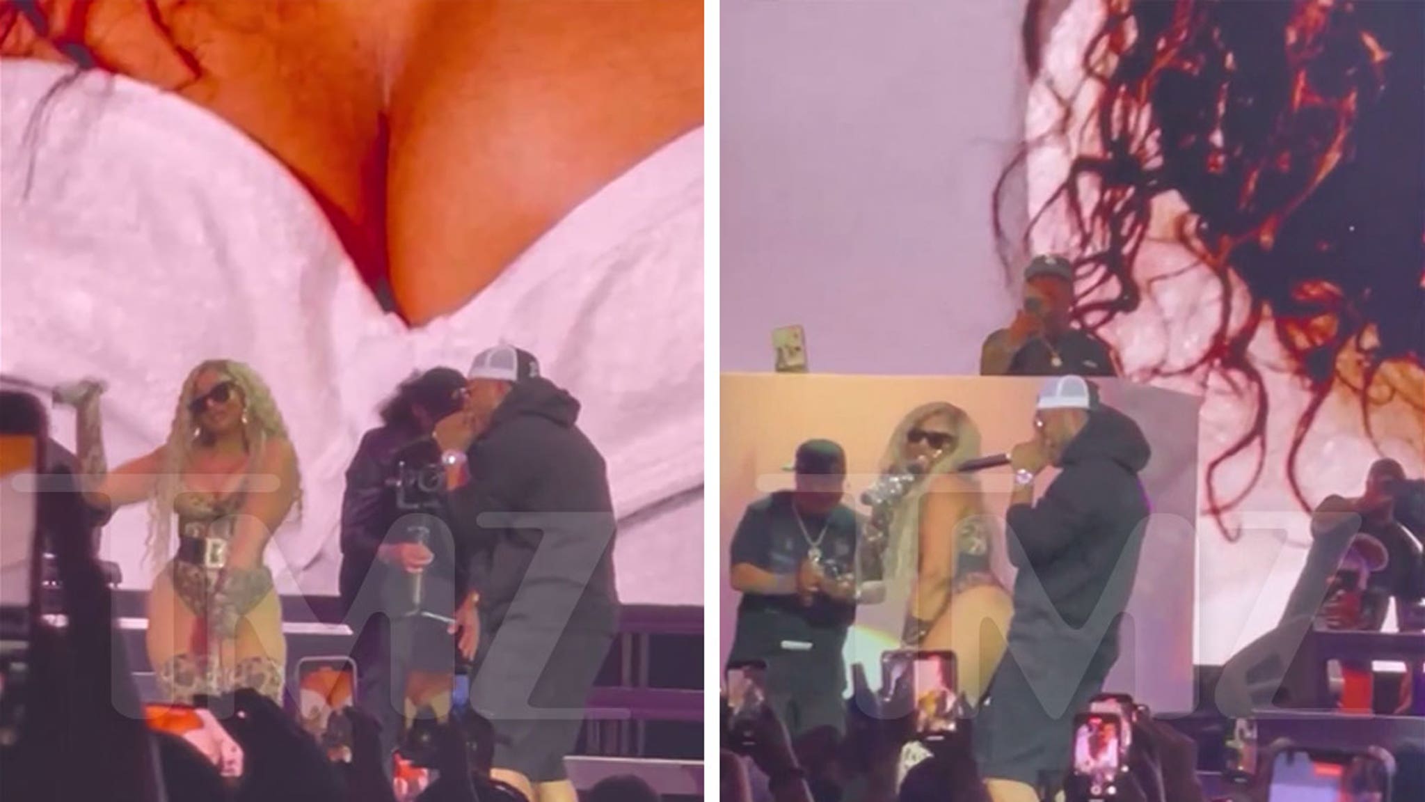 Ashanti brings out Nelly during Las Vegas concert