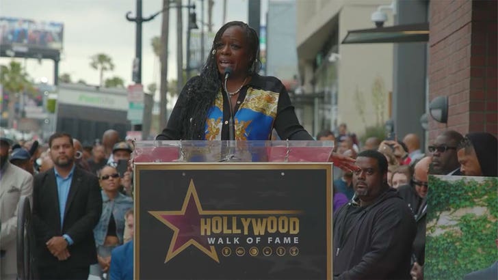 Tupac Gets Hollywood Star As His Sister Holds Back Tears In Tribute 