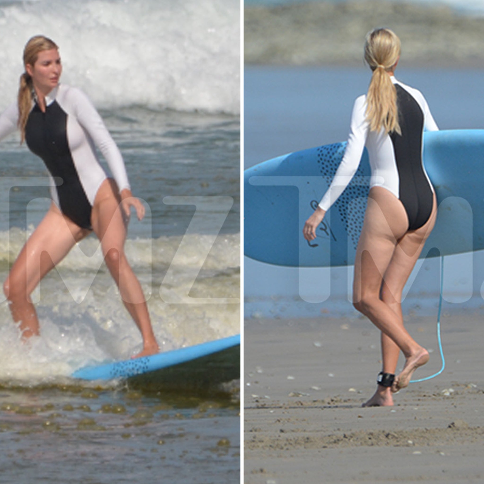 Ivanka Trump Shows Off Surfing Skills and Her Butt on Costa Rica Beach