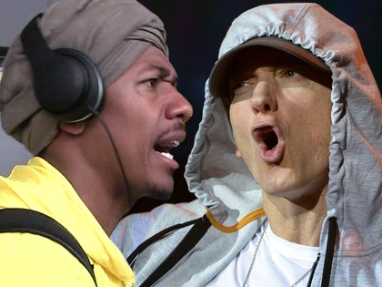 1219 nick cannon eminem tmz getty
