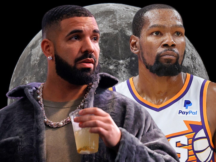 drake and kevin durant full moon getty 1