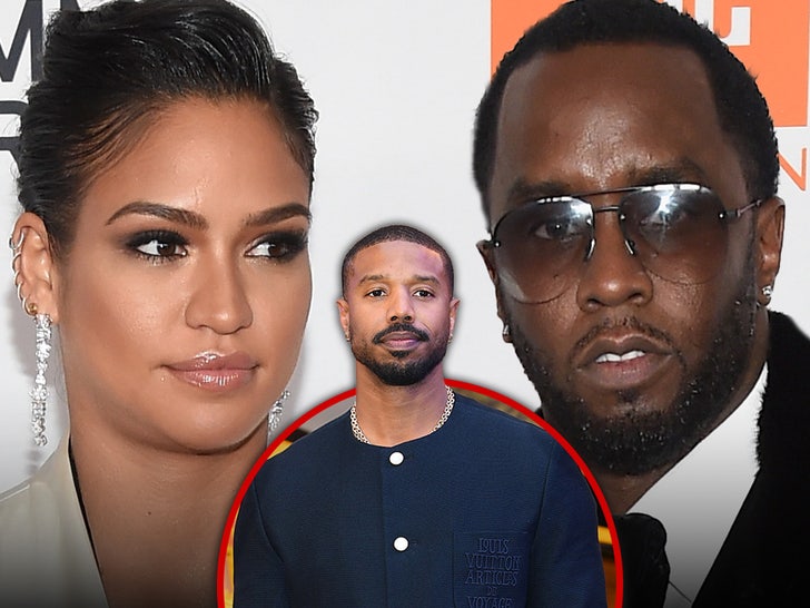 cassie ventura p diddy michael b jordan main getty