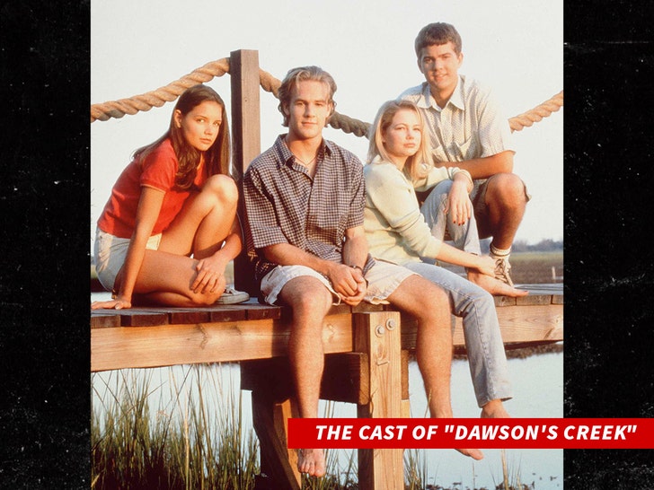 El elenco de Dawsons Creek Getty de 1