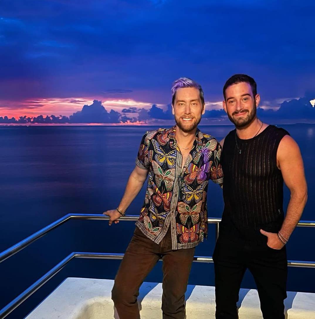 Lance Bass and Michael Turchin