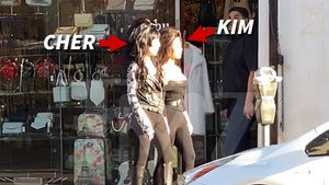 Kim Kardashian West Teams Up with Cher in DTLA