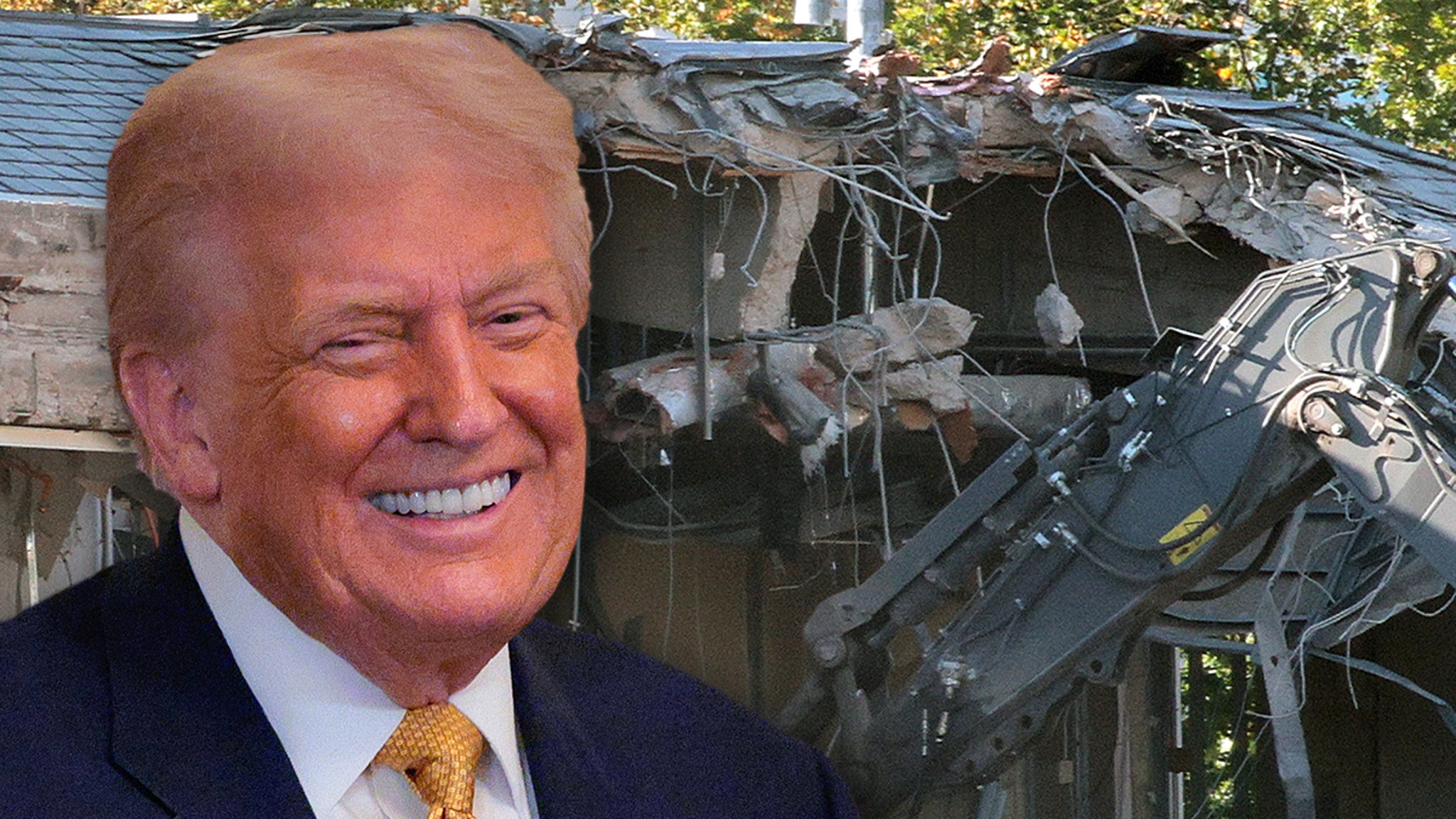 Demolition of White House's East Wing for Donald Trump's Ballroom Begins