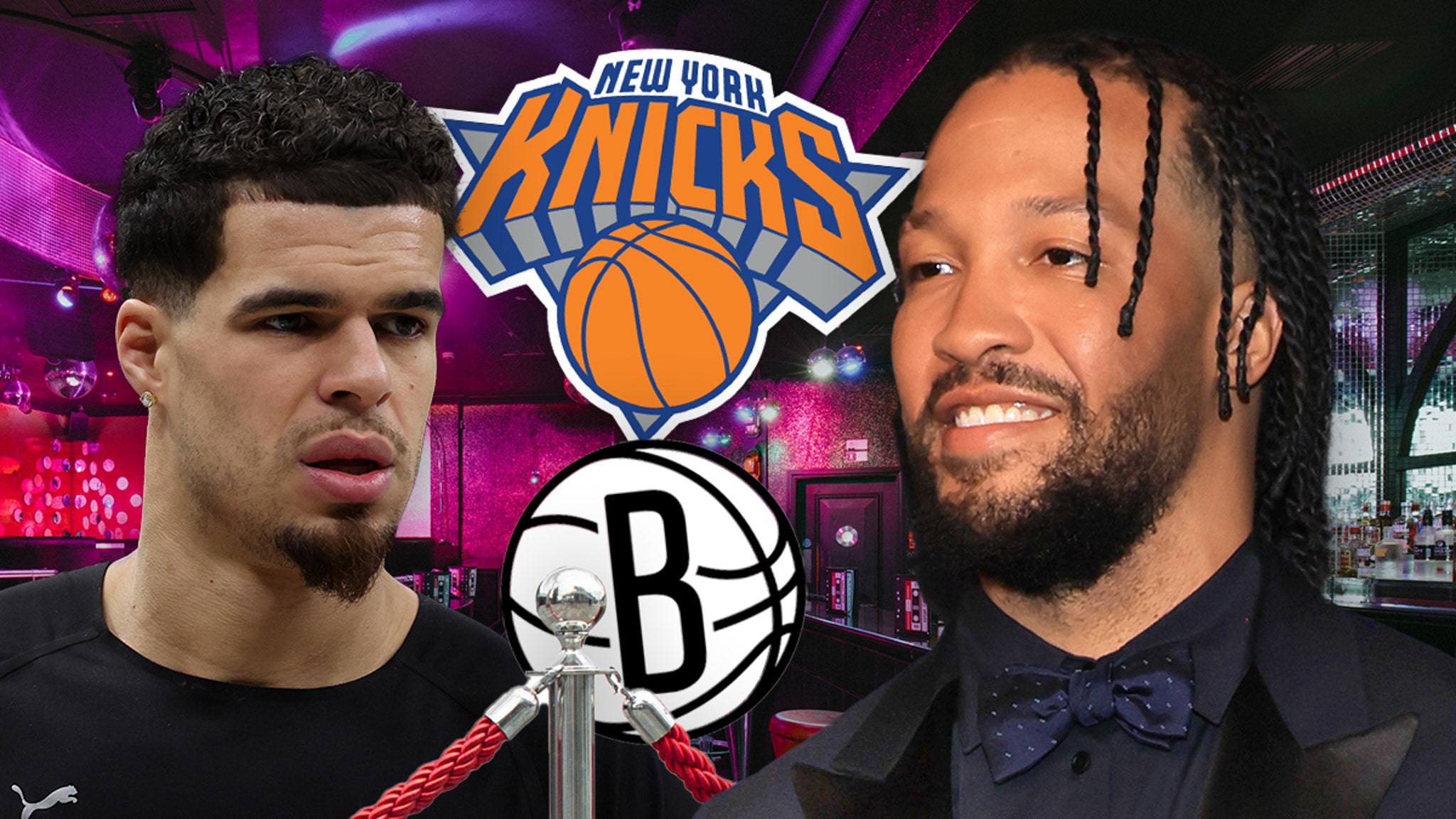 Michael Porter Jr And Jalen Brunson At The Club
