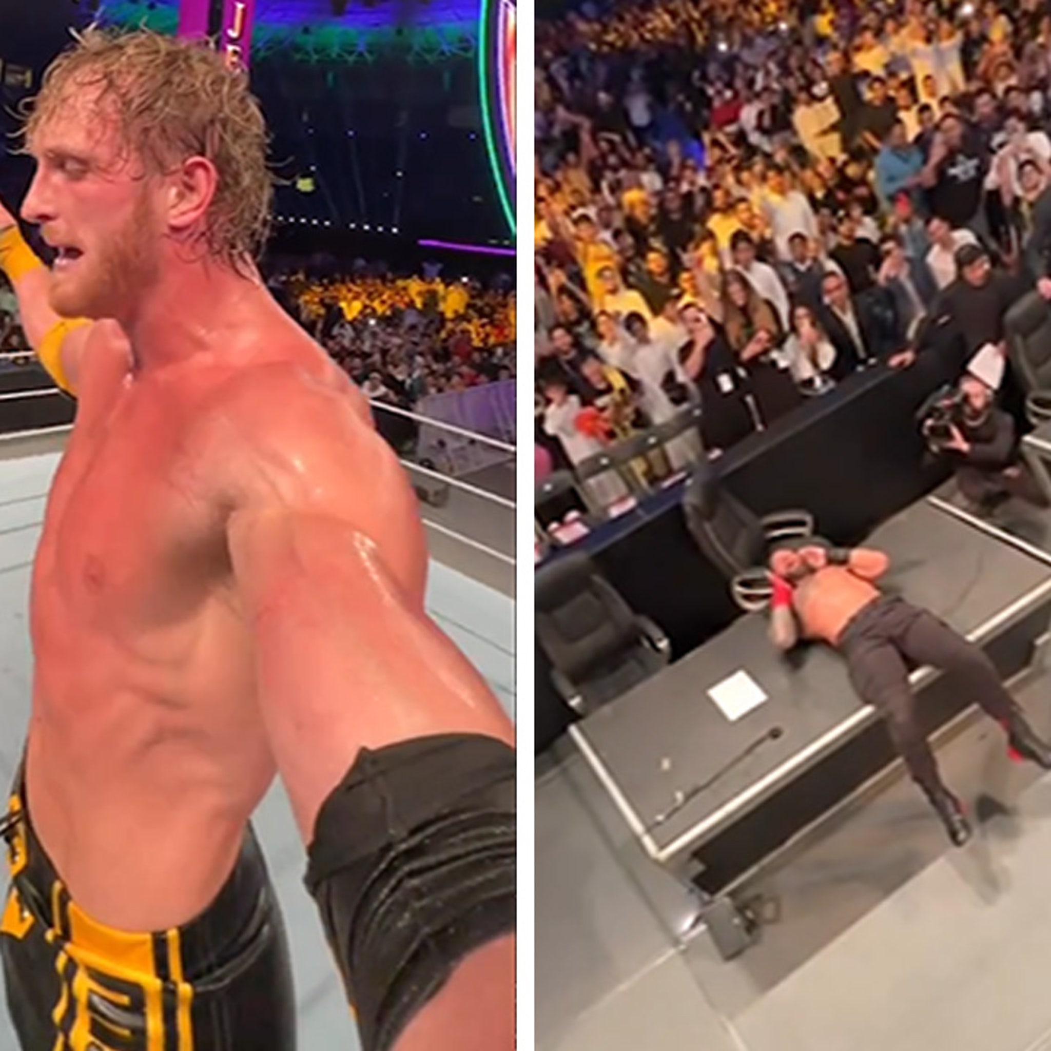 Jake Paul could make shock WWE appearance at Crown Jewel to back brother  Logan Paul against Roman Reigns