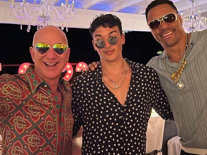 Jeff Bezos and Lauren Sanchez Celebrate New Year at Disco Party in St. Barts