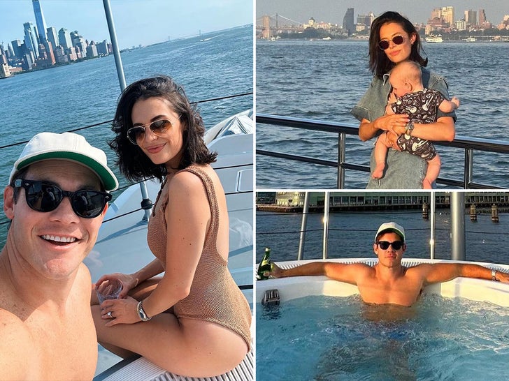 Chloe Bridges and Adam Devine's Fam Vacay Sailing Through NYC