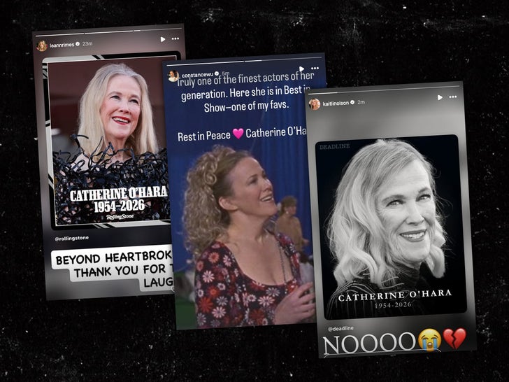 Celebrity Reactions & Tributes to Catherine O'Hara's Passing