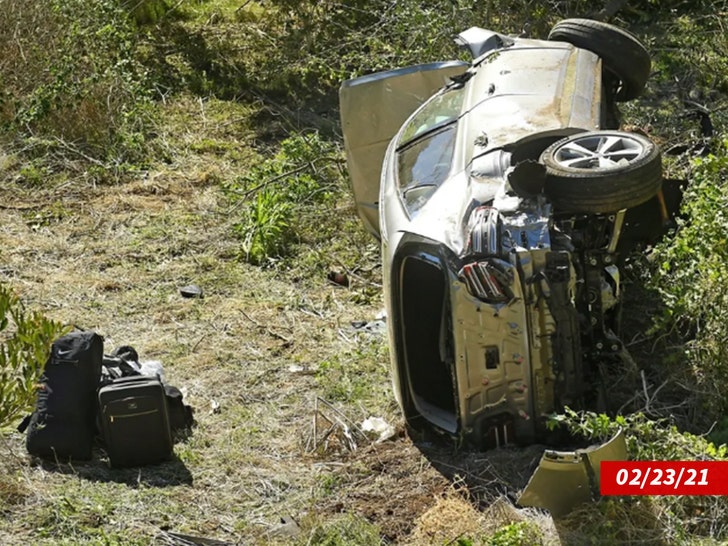 Tiger Woods Car Crash in Rancho Palos Verdes