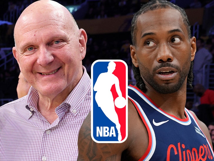 steve ballmer and kawhi leonard getty