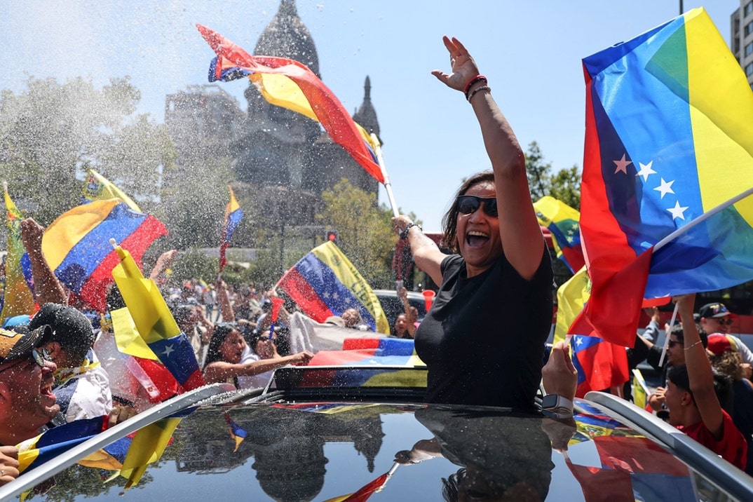 People in Streets in Venezuela 2