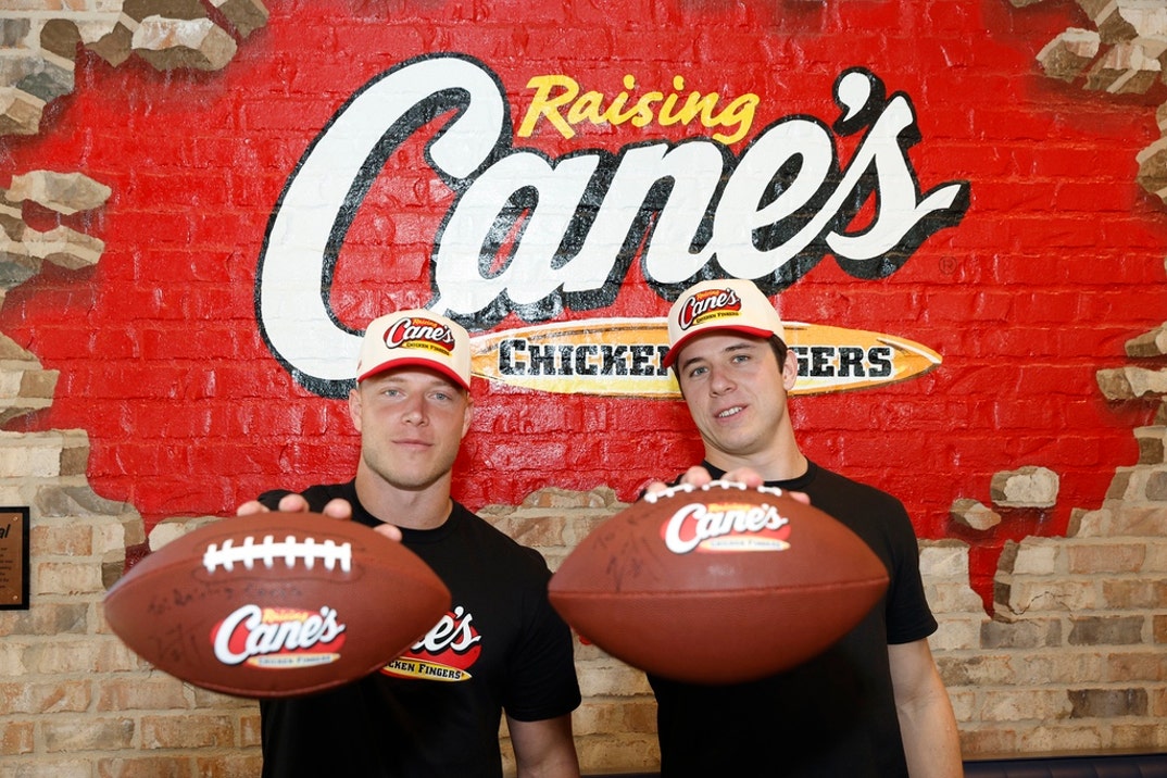 Christian And Luke McCaffrey At Raising Cane's 13