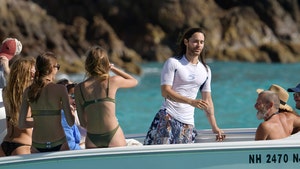Jared Leto Hops on Yacht with Bikini-Clad Hotties in St. Barts