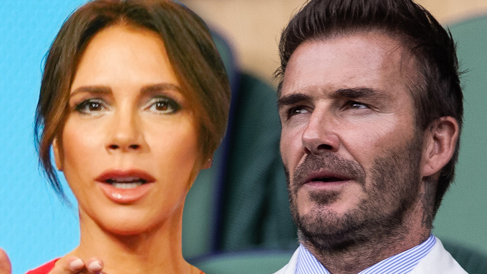 Victoria Beckham appears to have removed David Beckham's initials tattoo