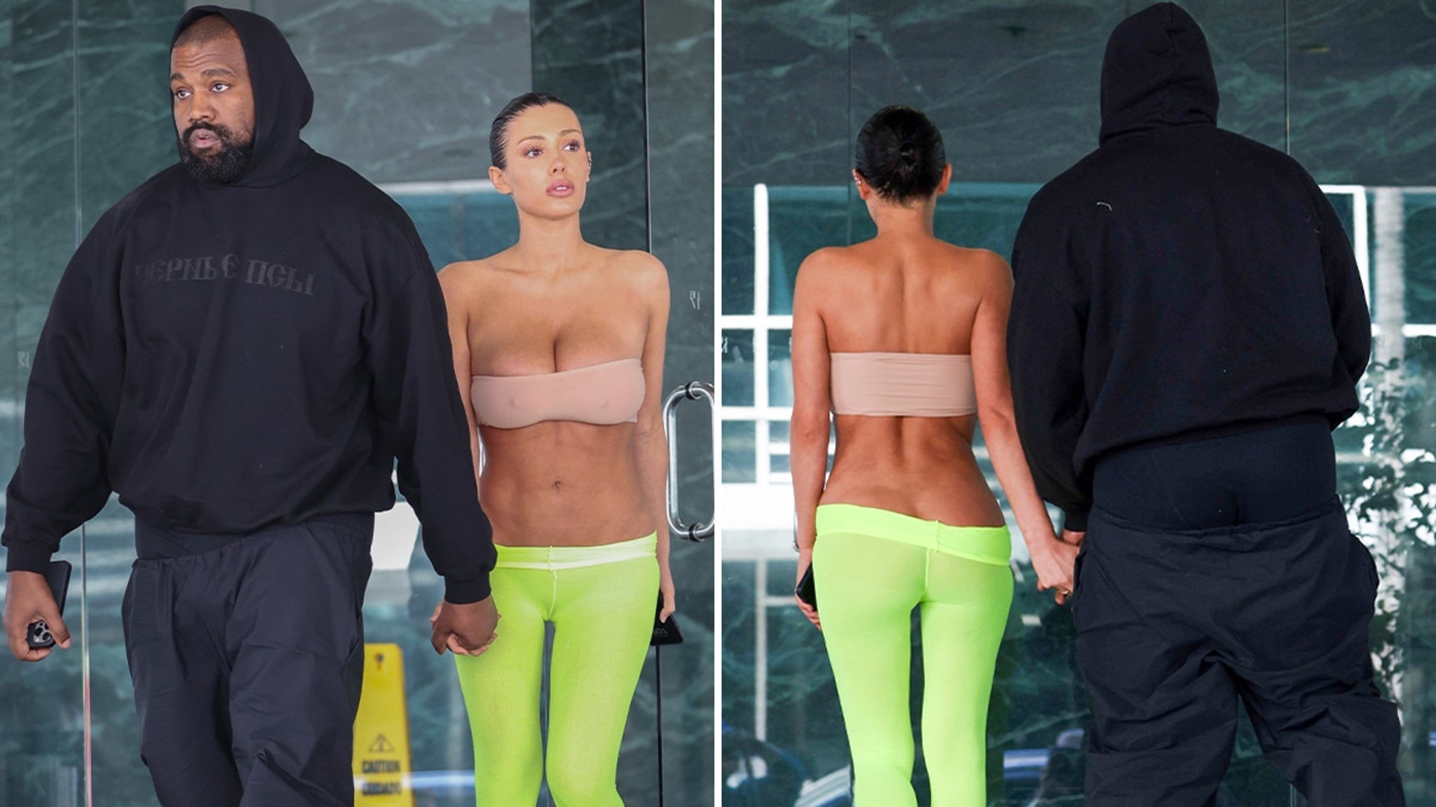 Kanye West and Bianca Censori Opt for Casual Attire at Business Meetings
