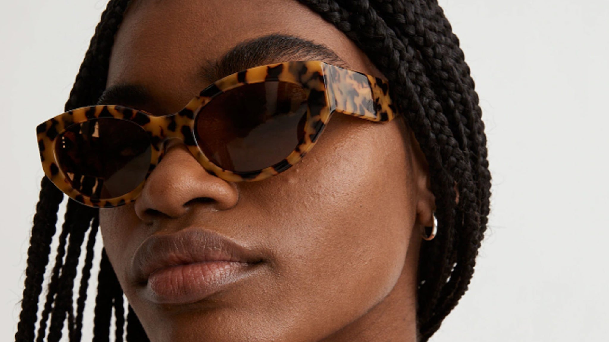 Madewell Demmera Sunglasses in Black Coal Demmera Sunglasses | Madewell main image 2