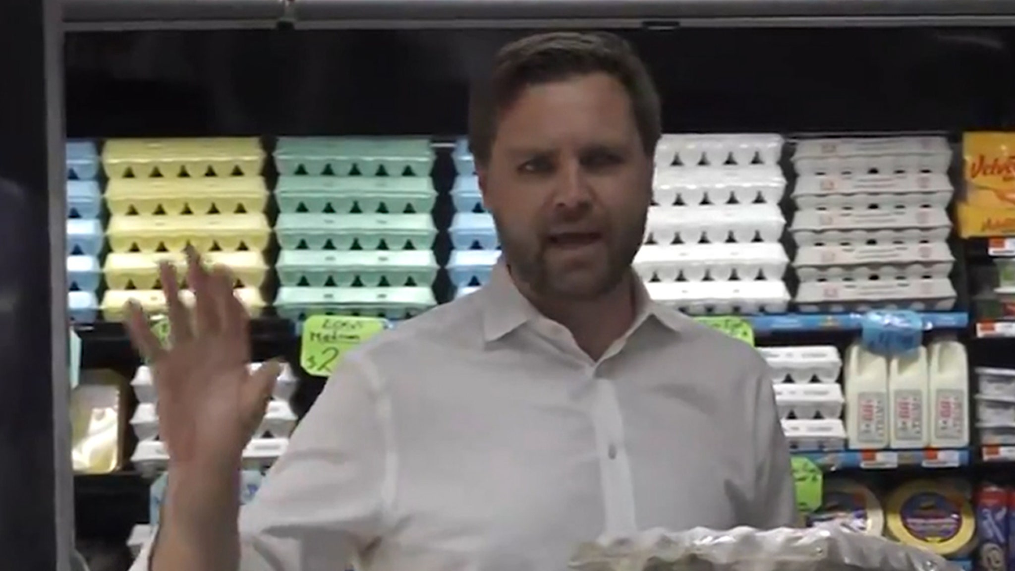 J.D. Vance Accused of ‘Lying’ About Egg Costs During Grocery Store Visit