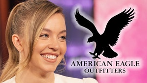sydney sweeney w the american eagle logo