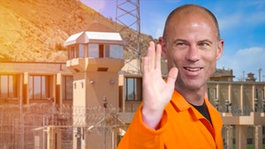 Michael Avenatti leaving prison getty 2
