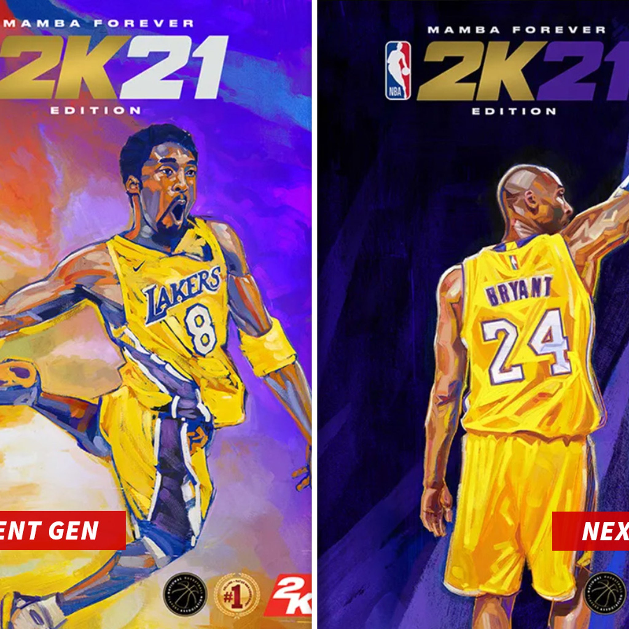 Kobe Bryant Covers NBA 2K21 Video Game's 'Mamba Forever Edition