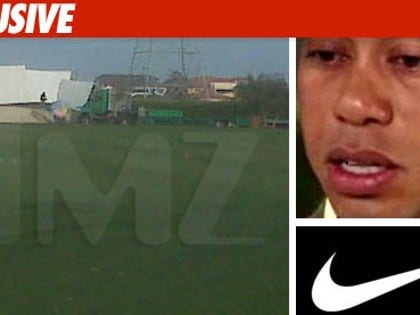 Tiger Woods Shoots New Commercial for Nike