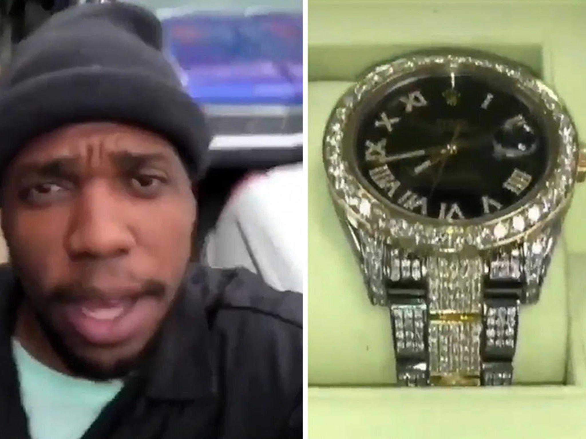 Curren y Gives Alvin Kamara Diamond Rolex For Being Saints Beast