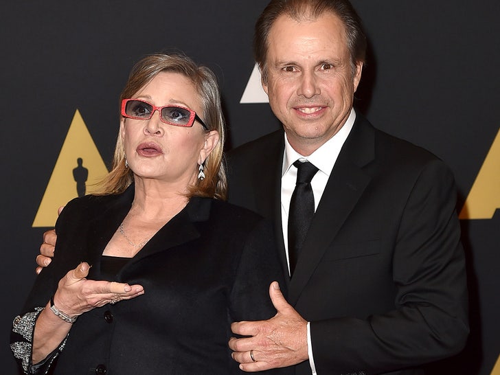 Carrie and Todd Fisher