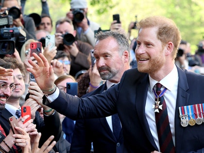 prince harry at the garden