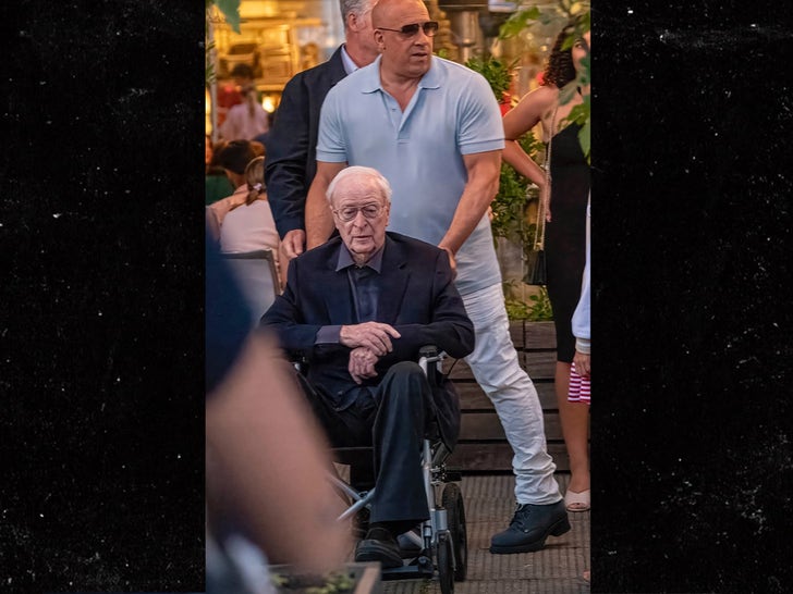 Michael Caine, 92, Pushed by Vin Diesel in New Wheelchair at Birthday Dinner
