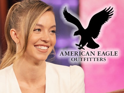 sydney sweeney w the american eagle logo
